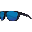 コスタデルマール レディース サングラス＆アイウェア アクセサリー Costa Del Mar Ferg 580P Sunglasses Black/Blue Mirror
