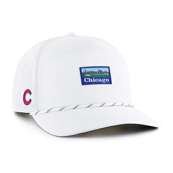 フォーティーセブン メンズ 帽子 アクセサリー Chicago Cubs '47 Vacation Golf Hitch Adjustable Hat White