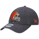 ニューエラ メンズ 帽子 アクセサリー Cleveland Browns New Era Icon Core Classic 2.0 9TWENTY Adjustable Hat Graphite