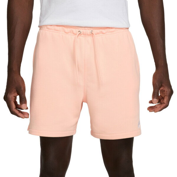 ナイキ メンズ カジュアルパンツ ボトムス Nike Club Flow French Terry Shorts Washed Coral/White