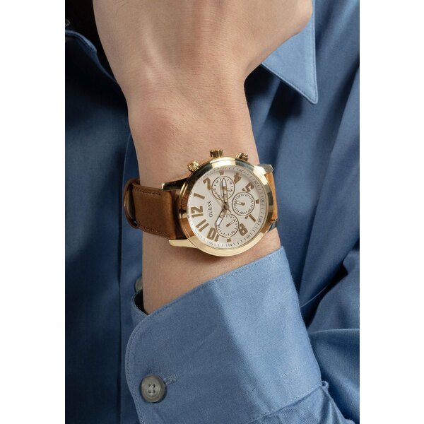 ゲス メンズ 腕時計 アクセサリー PARKER - Chronograph watch - gold tone