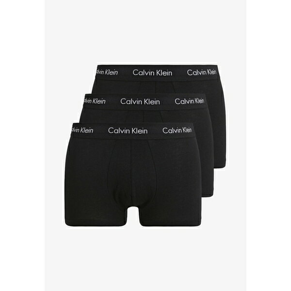 カルバン クライン アンダーウェア メンズ サンダル シューズ LOW RISE TRUNK 3 PACK - Pants - black