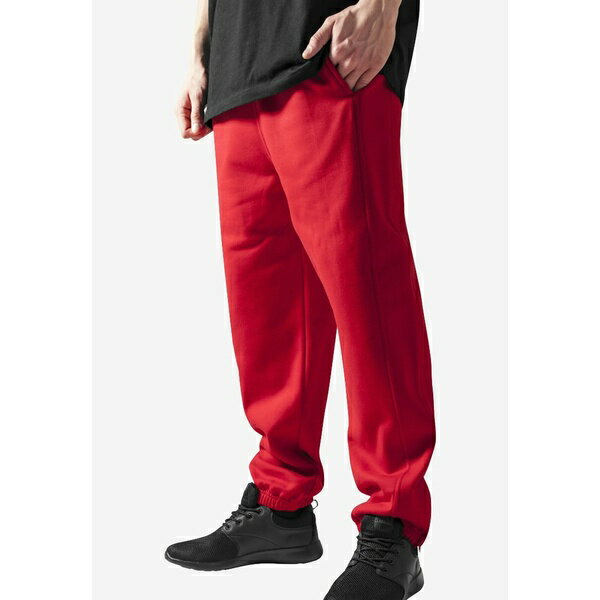 アーバン クラシックス メンズ サンダル シューズ Tracksuit bottoms - red