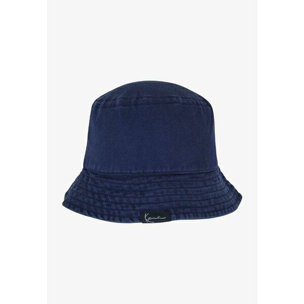 カール カナイ メンズ 帽子 アクセサリー UNISEX KA233-046-1 KK SMALL SIGNATURE - Hat - washed blue