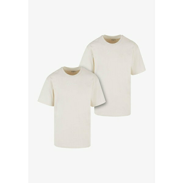  ʥ  T ȥåץ SMALL SIGNATURE ESSENTIAL 2-PACK - Print T-shirt - off white