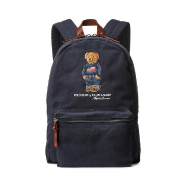 ラルフローレン メンズ バックパック・リュックサック バッグ Polo Bear Canvas Backpack Navy