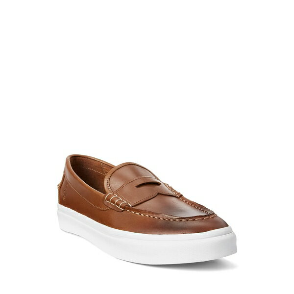 ラルフローレン メンズ スリッポン・ローファー シューズ Keaton Penny Loafer Tan