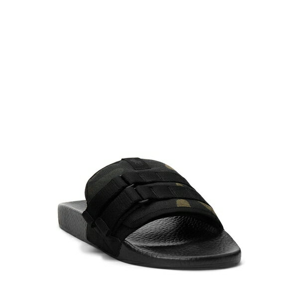 ラルフローレン メンズ サンダル シューズ Utility Mesh Slide Black/Camo