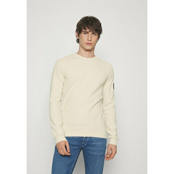 Х󥯥饤  T ȥåץ WAFFLE - Long sleeved top - eggshell