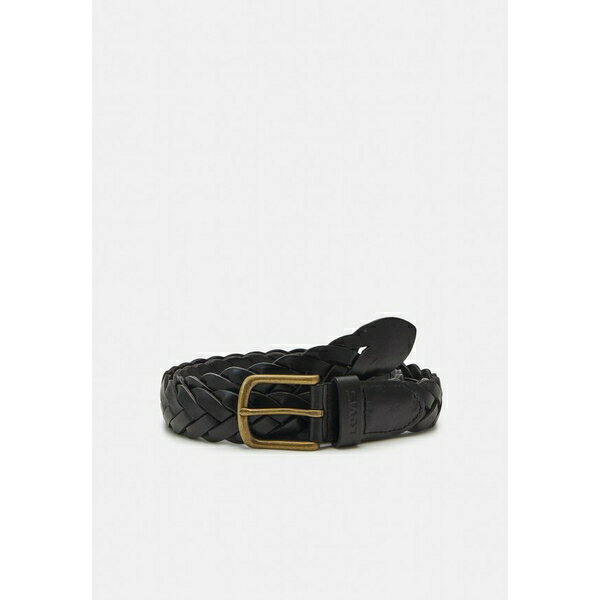 リーバイス ベルト（メンズ） リーバイス メンズ ベルト アクセサリー BRAID BELT UNISEX - Belt - regular black