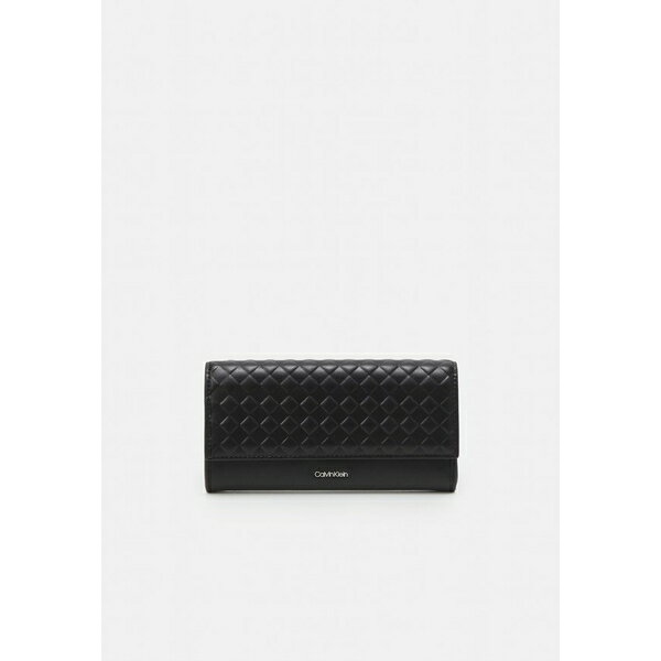 カルバンクライン カルバンクライン レディース 財布 アクセサリー QUILT LARGE TRIFOLD - Wallet - black