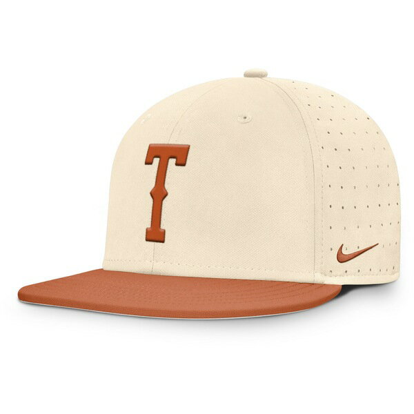 ナイキ メンズ 帽子 アクセサリー Texas Longhorns Nike OnField Dugout True Performance Fitted Hat Natural