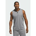 アディダス メンズ バスケットボール スポーツ LEGENDS - Top - grey three black