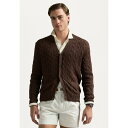 ラルフローレン メンズ ニット&セーター アウター LONG SLEEVE - Cardigan - dark roast melange