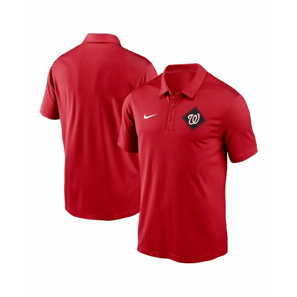 ナイキ メンズ ポロシャツ トップス Men's Red Washington Nationals Diamond Icon Franchise Performance Polo Shirt Red