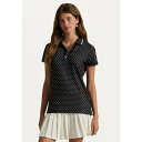 ラルフローレン レディース フィットネス スポーツ TAILORED FIT PRINTED POLO SHIRT - Polo shirt - black