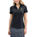 ビンテージアパレル レディース ポロシャツ トップス Army Black Knights Women's Vansport MicroWaffle Mesh Polo Black