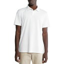 カルバンクライン メンズ シャツ トップス Men's Short Sleeve Supima Cotton Polo Shirt Brilliant White(4)