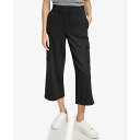 マークニューヨーク レディース カジュアルパンツ ボトムス Women's French Terry Cropped Cargo Pants Black