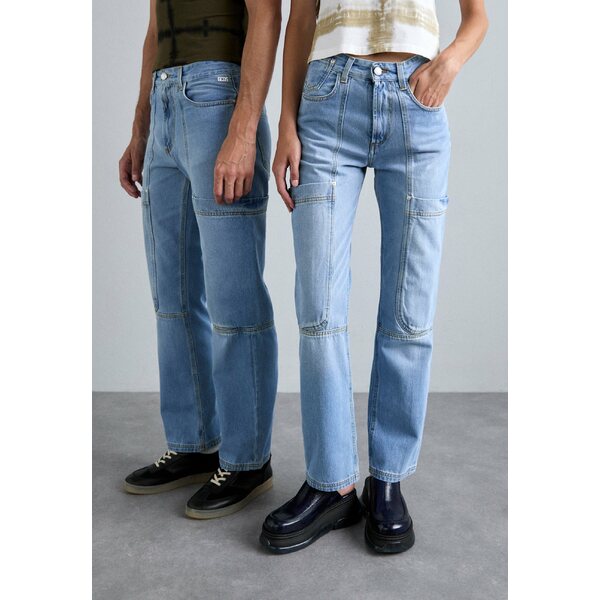 ジーシーディーエス メンズ デニムパンツ ボトムス ULTRAPOCKET TROUSERS UNISEX - Relaxed fit jeans - light blue