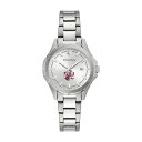 uo fB[X rv ANZT[ Southern Illinois Salukis Bulova Women's Stainless Steel Classic Sport Watch Silver