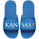 アイスライド メンズ サンダル シューズ Kansas Jayhawks ISlide Split Slide Sandals Royal