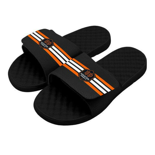ACXCh Y T_ V[Y Houston Dynamo FC ISlide Stripe Slide Sandals Black