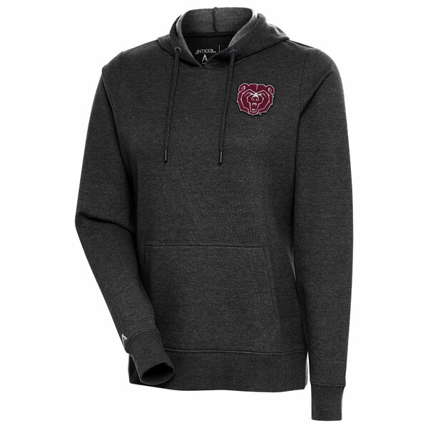 ƥ ǥ ѡåȥ  Missouri State University Bears Antigua Women's Action Pullover Hoodie Heather Black