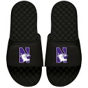 アイスライド メンズ サンダル シューズ Northwestern Wildcats ISlide Secondary Logo Slide Sandals Black