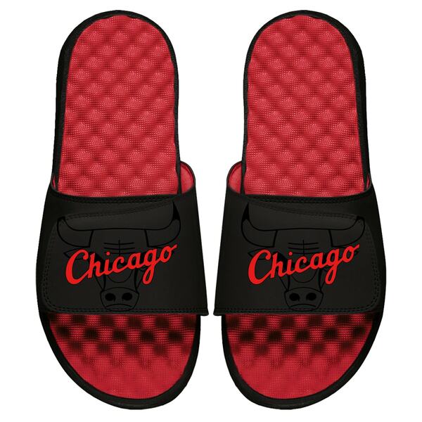 ACXCh Y T_ V[Y Chicago Bulls ISlide Tonal Pop Slide Sandals Red