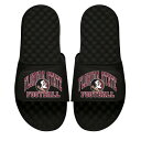 アイスライド メンズ サンダル シューズ Florida State Seminoles ISlide Unisex Football Varsity Slide Sandals Black