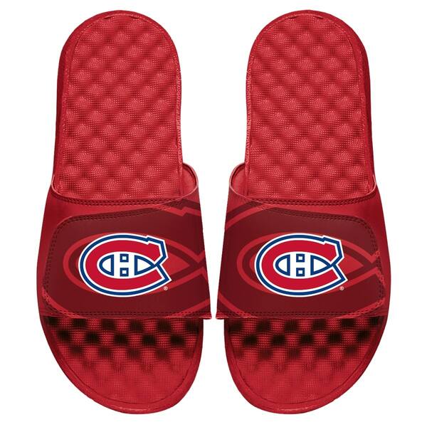 アイスライド メンズ サンダル シューズ Montreal Canadiens ISlide OT Slide Sandals Red