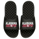 楽天astyアイスライド メンズ サンダル シューズ Alabama Crimson Tide ISlide Hoop Slide Sandals Black