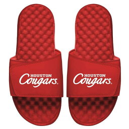 アイスライド メンズ サンダル シューズ Houston Cougars ISlide Script Slide Sandals Red