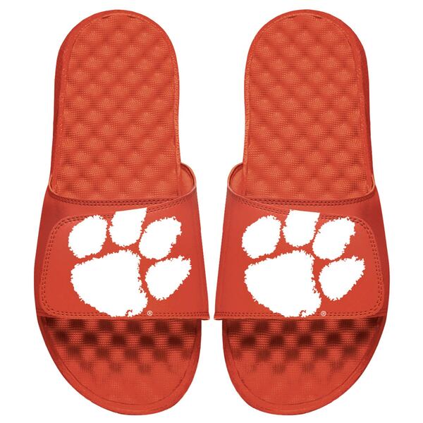 アイスライド メンズ サンダル シューズ Clemson Tigers ISlide Blown Up Logo Slide Sandals Orange