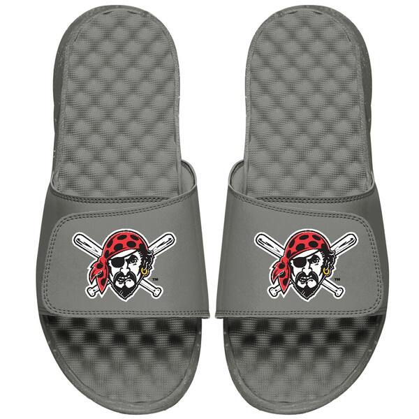 ACXCh Y T_ V[Y Pittsburgh Pirates ISlide Alternate Logo Slide Sandals Gray