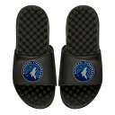 アイスライド メンズ サンダル シューズ Minnesota Timberwolves Primary iSlide Sandals Black