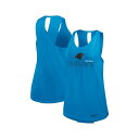 ナイキ レディース カットソー トップス Women's Blue Carolina Panthers Performance Tank Top Blue