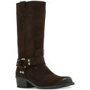 スティーブ マデン レディース ブーツ シューズ Women's Ruskin Tall Engineer Boots Brown Suede