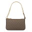 【送料無料】 マイケルコース レディース クラッチバッグ バッグ Jet Set Shoulder Bag BROWN 200