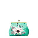 yz ro fB[X Nb`obO obO Biba Frame Satin Clutch Bag Lily Print