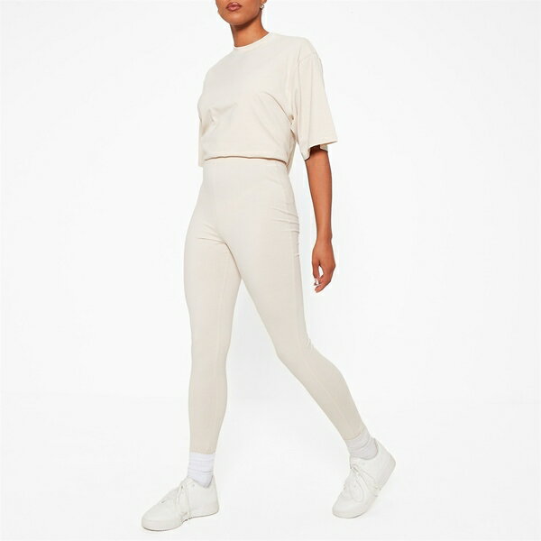 yz AC\ECbgt@[Xg fB[X MX {gX High Waisted Cotton Leggings Stone