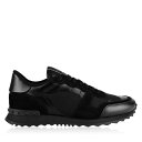 【送料無料】 ヴァレンティノ ガラヴァーニ メンズ ランニング スポーツ Rockstud Camouflage Trainers Black