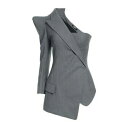【送料無料】 バルマン レディース Tシャツ トップス Tops Grey