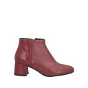 【送料無料】 アンナ・エフ レディース ブーツ シューズ Ankle boots Red