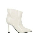 【送料無料】 アレブ ミラノ レディース ブーツ シューズ Ankle boots White