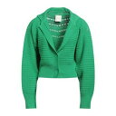 【送料無料】 アート エッセイ レディース カーディガン アウター Cardigans Green