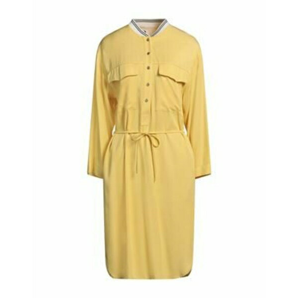【送料無料】 エイト・ピーエム レディース ワンピース トップス Mini dresses Yellow