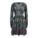 【送料無料】 エトロ レディース ワンピース トップス Mini dresses Blue