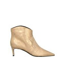 【送料無料】 カリスト レディース ブーツ シューズ Ankle boots Gold